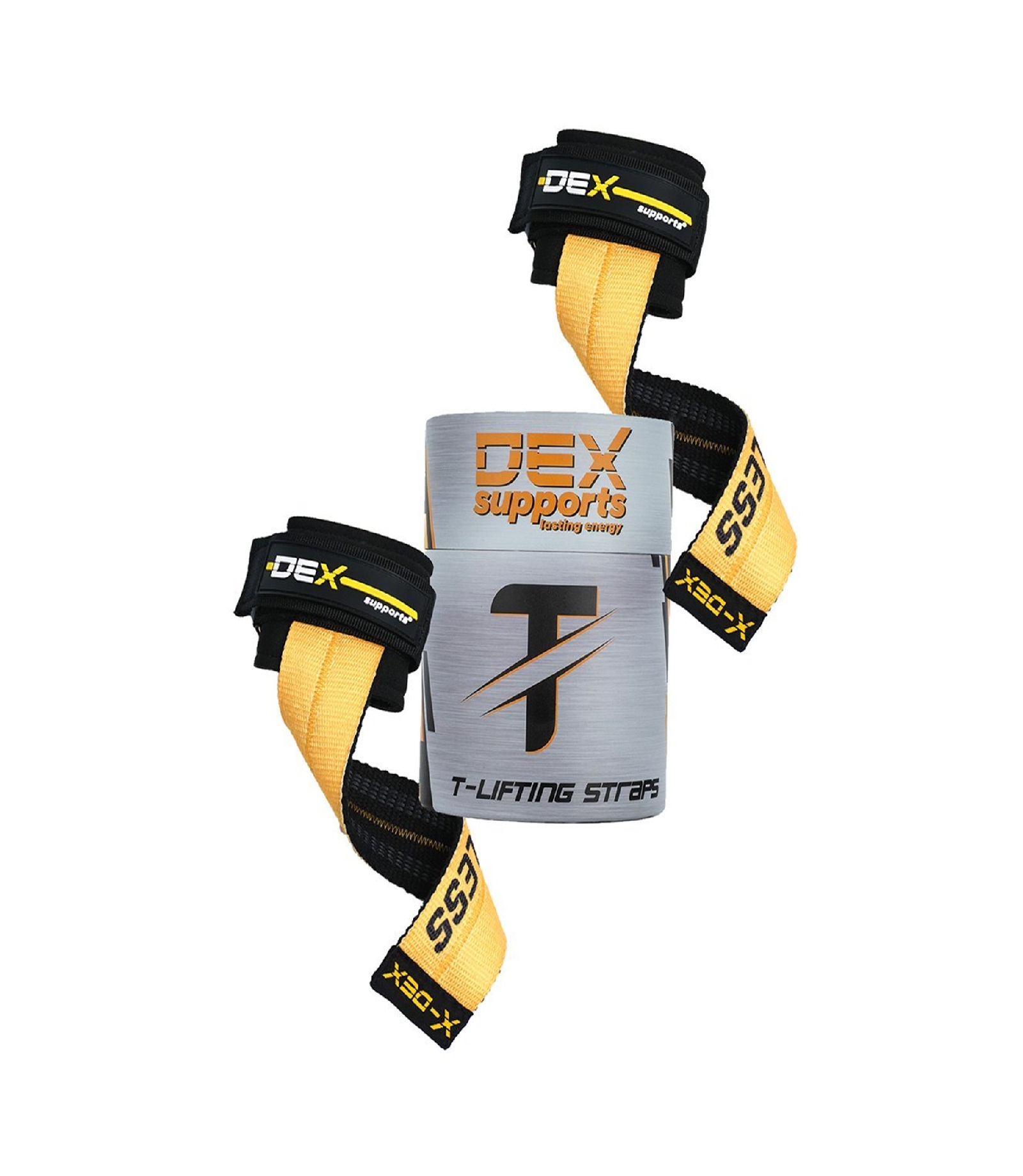 Dex Supports T-Grips Lifting Straps