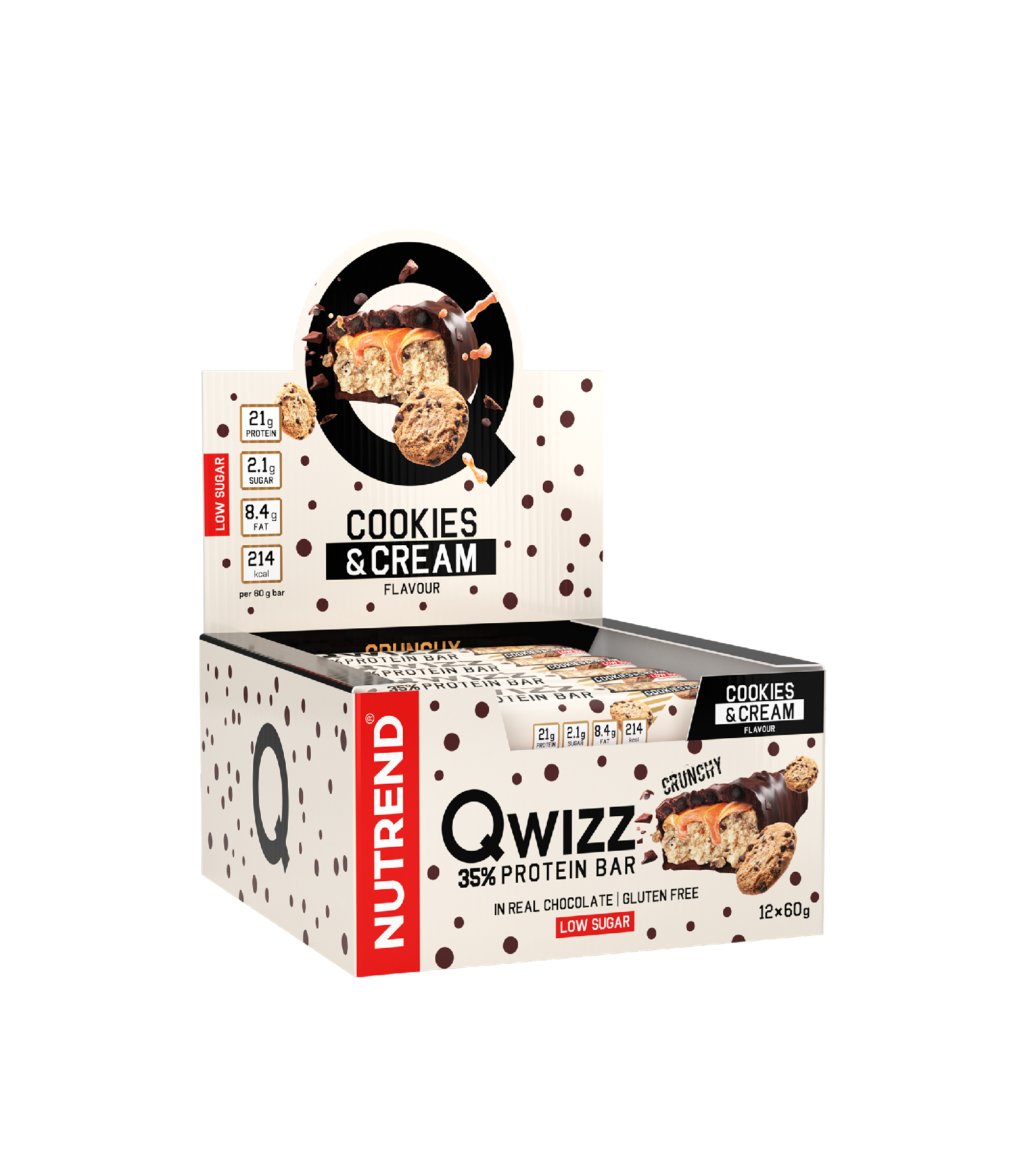 Nutrend Qwizz Protein Bar 12 x 60gr [KUTU FİYAT]