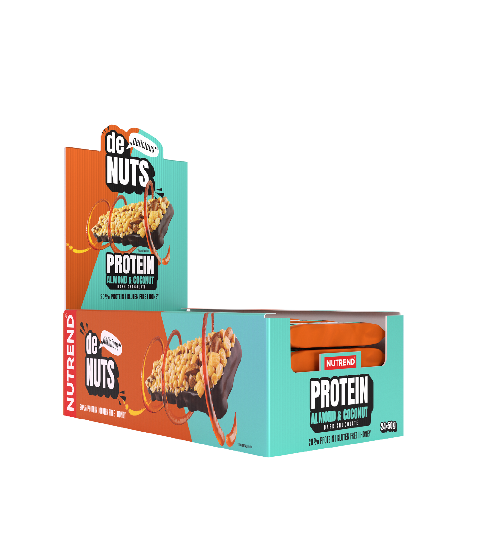 Nutrend Denuts Protein Bar 24 x 50gr [KUTU FİYAT]