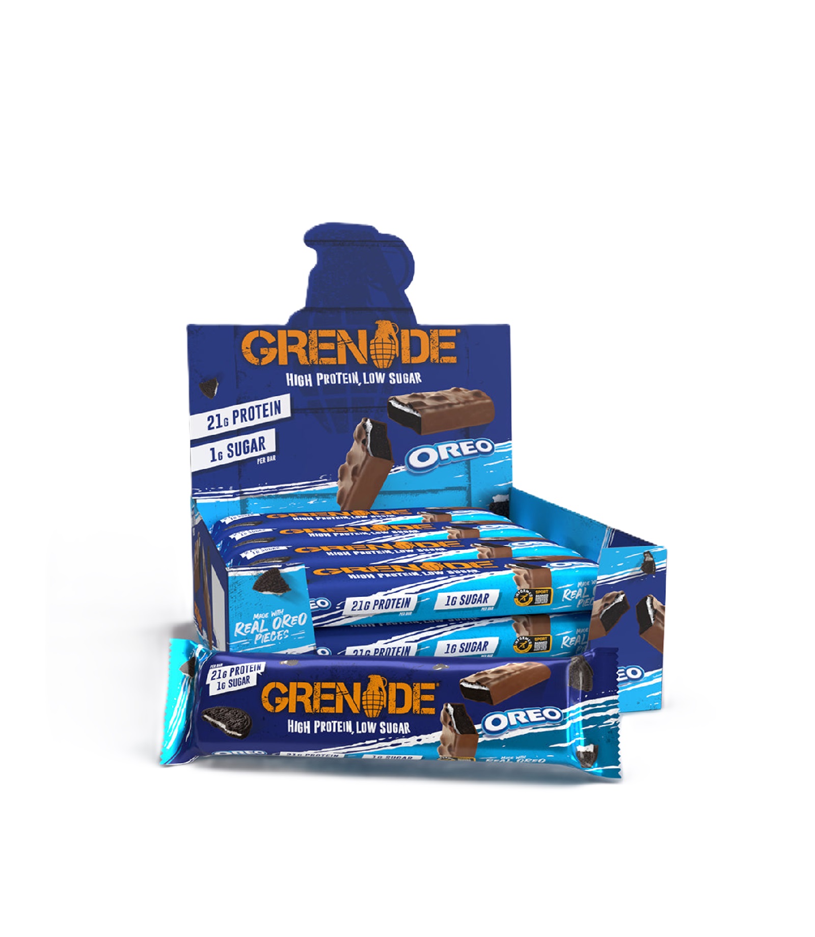 Grenade OREO Protein Bar 12 x 60gr [KUTU FİYAT]