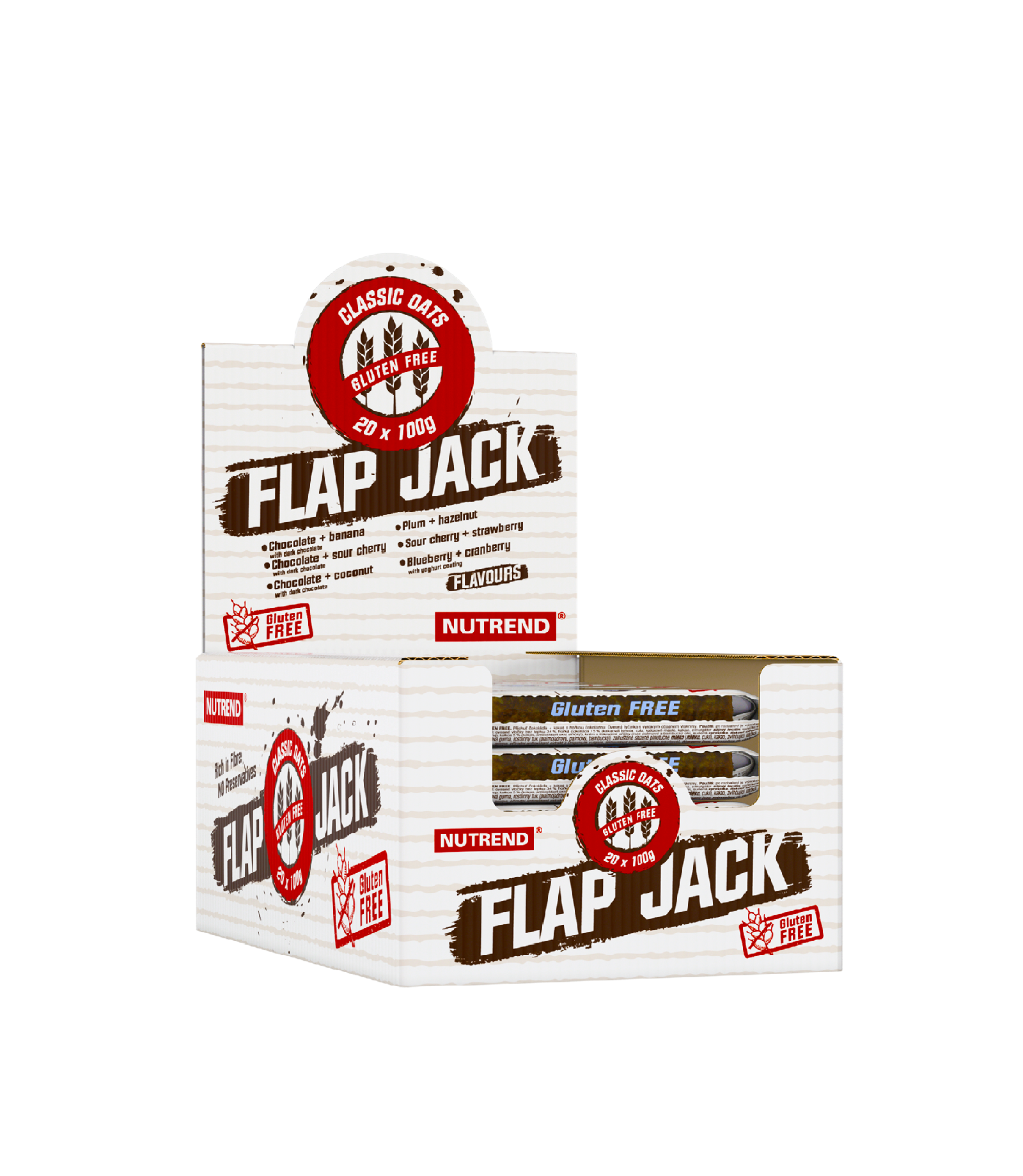 Nutrend Flapjack Glutensiz 20 x 100gr [KUTU FİYAT]